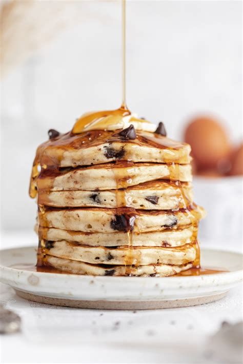 Chocolate Chip Pancakes The Best Sweet Breakfast Treat Broma Bakery