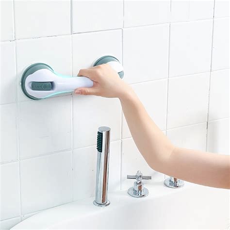 Anti Slip Support Toilet Bathroom Safe Grab Bar Handle Vacuum Sucker