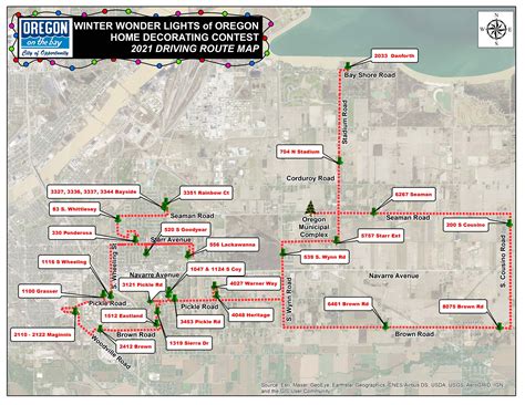 Wonder-Lights-Map2021 | Oregon Parks & Recreation