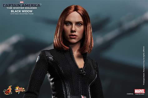 Hot Toys MMS 美國隊長 酷寒戰士 比例 黑寡婦