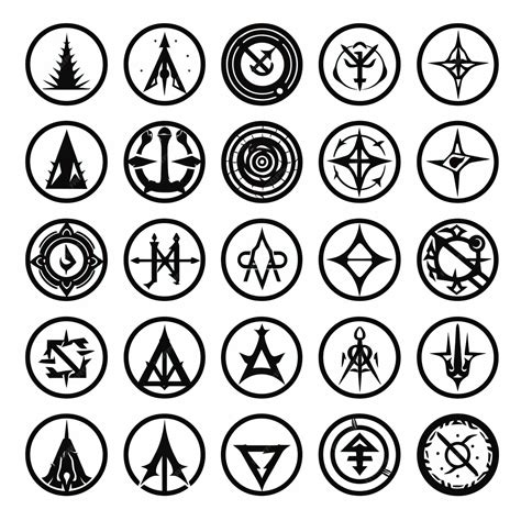 Premium Photo | Magic runes only characters fill out whole image simple bla