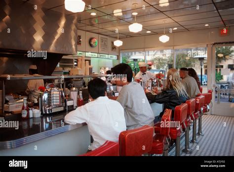 Diner Los Angeles Stock Photo Alamy