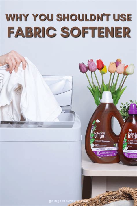Fabric Softener: Why You Shouldn't Use It - Going Zero Waste