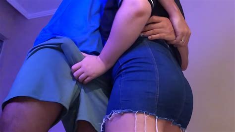 Big Cock Masturbated Dry Fuck Perfect Ass And Denim Shorts Fitness Girl Dryhumping Free Wv