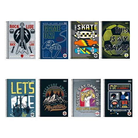 Caderno 20 Materias Masculino - 9