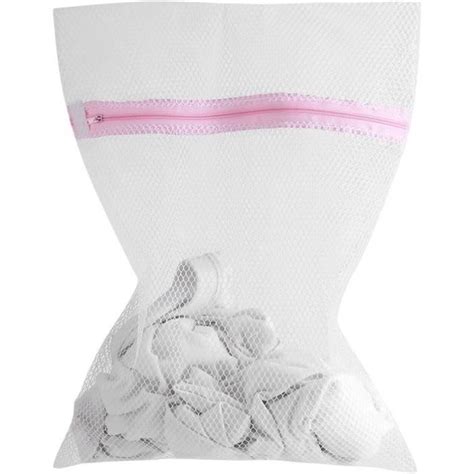 Lingerie Sac À Linge En Maille Sac À Linge Pour Tissu En Maille Délicat Avec Fermeture À