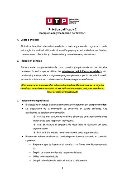 PC2 S15 Esquema Para PC2 Material 2022 Marzo 1 Esquema Para PC2