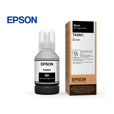 Botella De Tinta Epson T49M410 Negro SureColor Para F170 F570