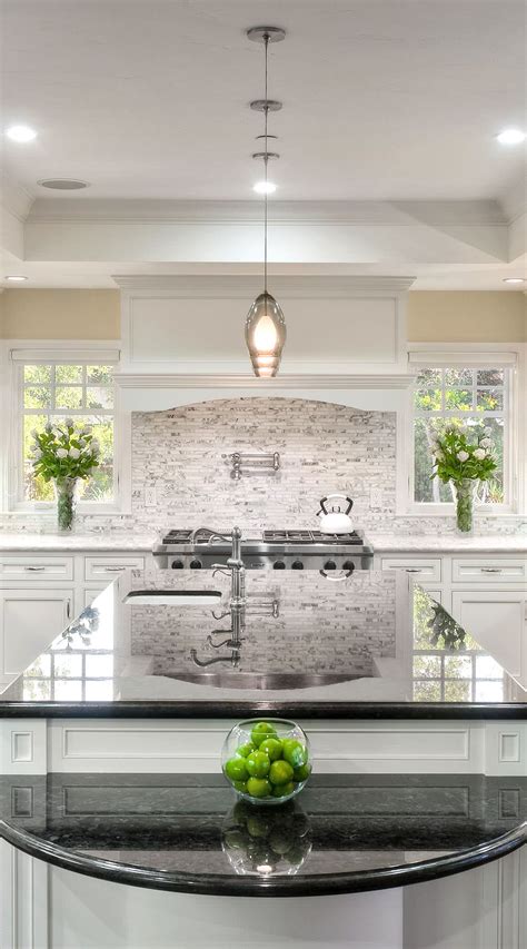 20+ Black Countertop White Backsplash – HomeDecorish