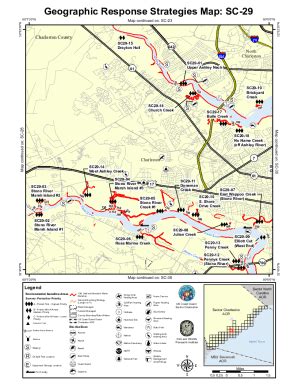 Fillable Online Ocean Floridamarine Geographic Response Strategies Map