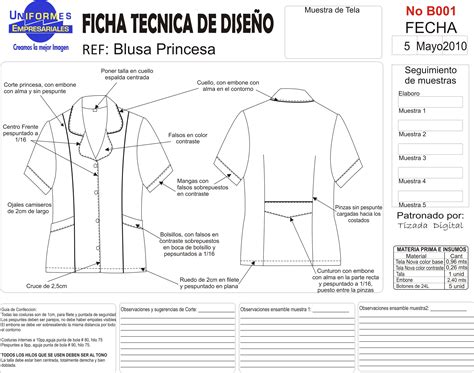 Ficha T Cnica Sewing Fashion Design Design