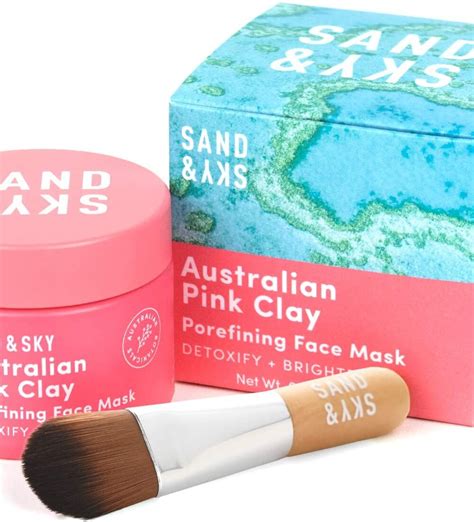 Sand And Sky Australian Pink Clay Porefining Face Mask 24chemist Health