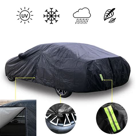 Universal Full Car Covers Outdoor Waterproof Sun UV Rain Snow