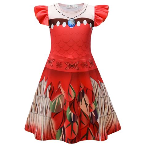 2025 Halloween Moana Costumes, Kids Halloween Fancy Dress Party