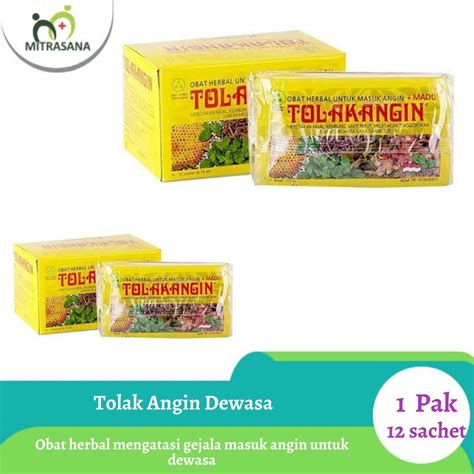 Jual TOLAK ANGIN CAIR PLUS MADU 1 BOX ISI 12 SACHET Shopee Indonesia