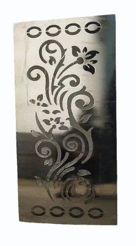 2mm Stainless Steel Laser Cut Door Grill For Home At Rs 480 Sq Ft In