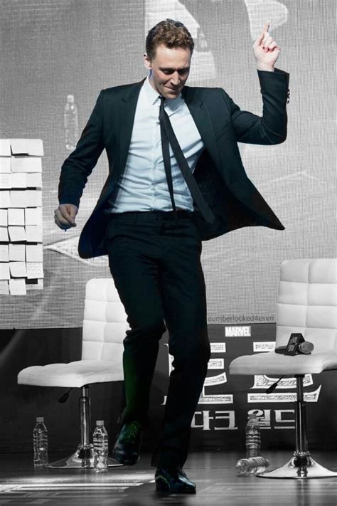 tom hiddleston dancing on Tumblr