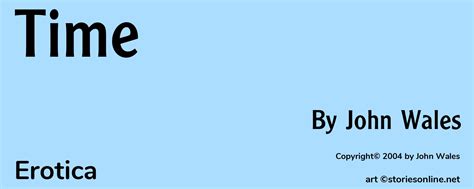 Time Erotica Sex Story