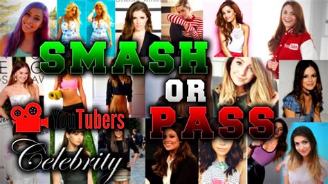 Smash Or Pass Challenge Youtubers And Celebrities Youtube