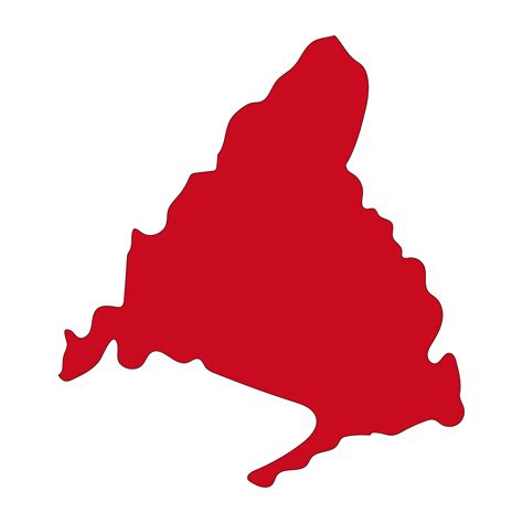 Madrid map, Capital city of Spain map in red color 37455069 PNG