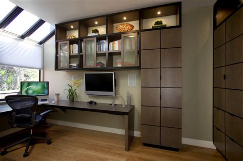 Modern Office | Custom Cabinets Houston - Cabinet Masters