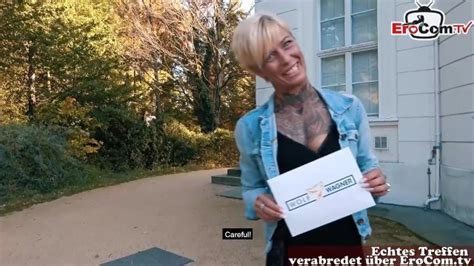 Skinny German Blonde Gets Hooked Up On A Blind Date Pornhub