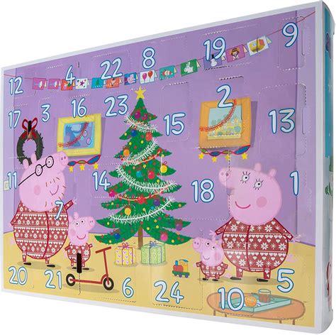 Peppa Pig Advent Calendar 24 Piece Featuring Fun Characters