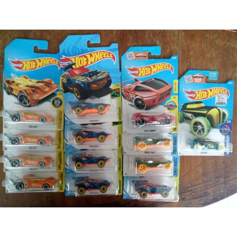 Hot Wheels TREASURE HUNT RTH TOOLIGAN STING ROD HOWLIN HEAT RID ROD NIGT BURNER Shopee