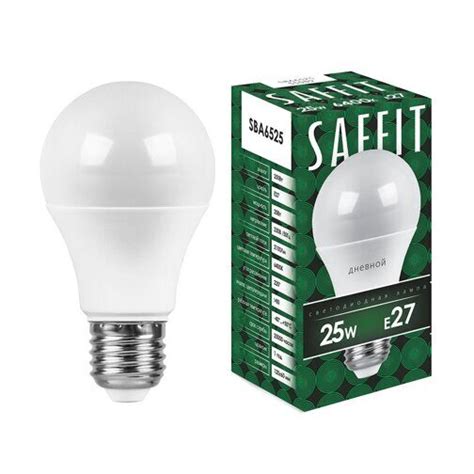 Купить Лампа диодная SAFFIT Е-27 25w (2150Lm) 4000К в Тюмени по лучшей ...