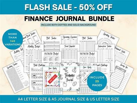Ultimate Finance Journal Monthly Layout