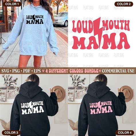 Somebody S Loud Mouth Mama Png Svg Loud Mouth Mom Svg Etsy