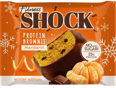 Buy Fitnesshock Protein Brownie Mandarin G From Aed With Delivery