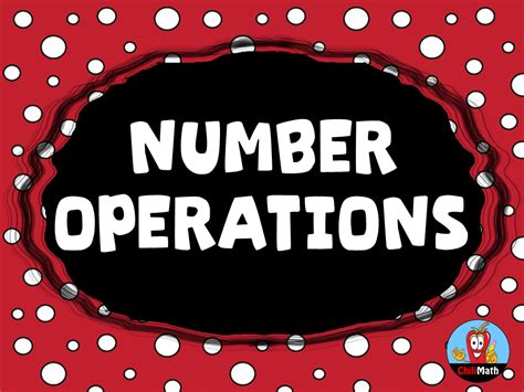 Number Operations