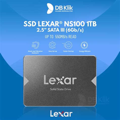 Jual SSD Lexar NS100 1TB SATA 2 5 Inch SSD Lexar 1TB LNS100 2 5 SATA