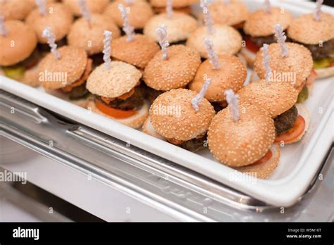 Mini Burgers Hi Res Stock Photography And Images Alamy