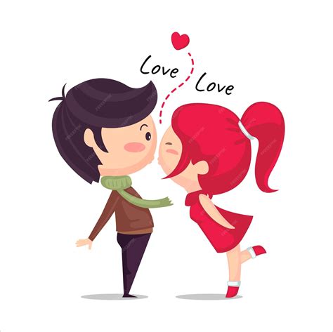 Premium Vector | Cute couple embracing, staring into each other's eyes