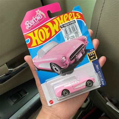 Hot Wheels Barbie Corvette Hobbies Toys Toys Games On Carousell