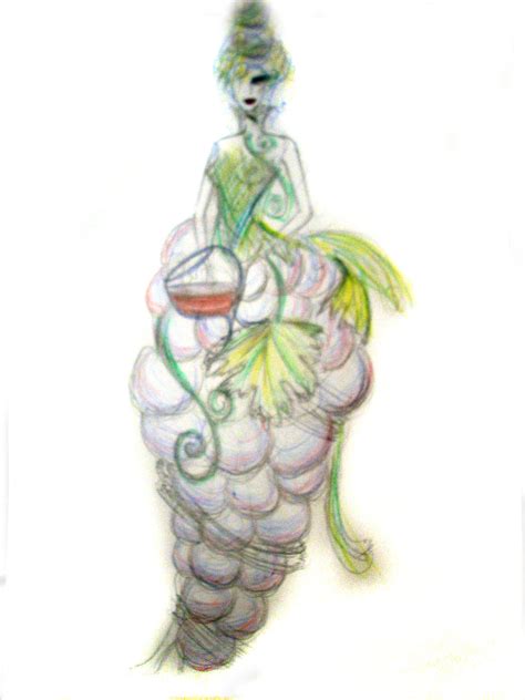 The Goddess Of Wine By Eugen Laptedulce At