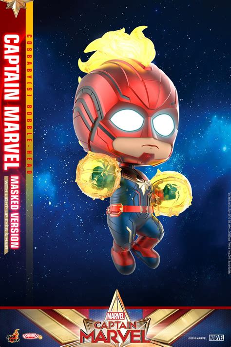 Hot Toys Captain Marvel Cosbaby S Bobble Head Series Figures