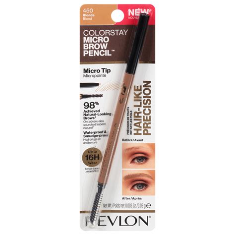 Save On Revlon ColorStay Micro Tip Brow Pencil Blonde 450 Order Online Delivery Stop Shop