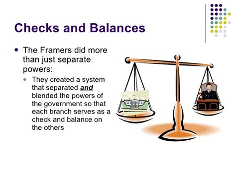 Separation Of Powers And Checks And Balances