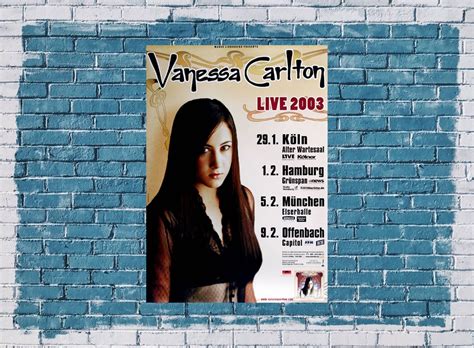 Vanessa Carlton Be Not Nobody Tour 2003 Konzertplakat 2290