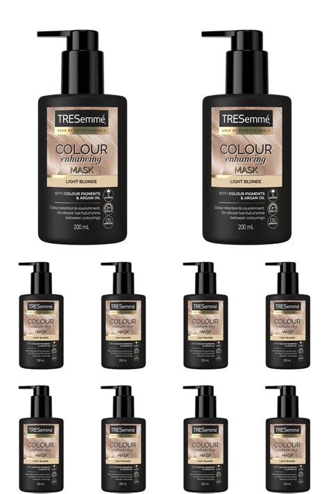 Tresemme Colour Enhancing Mask Ash Blonde Light Blonde Dark