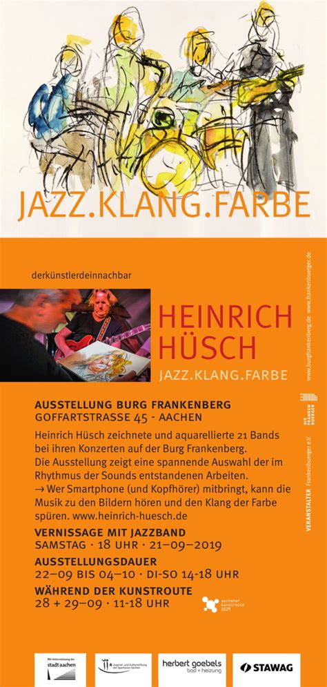 Ausstellung Vernissage Jazzklangfarbe Heinrich Hüsch