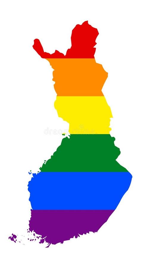 Lgbt Flag Map Vector Rainbow Map In Colors Of Lgbt Lesbian Gay Bisexual And Transgender