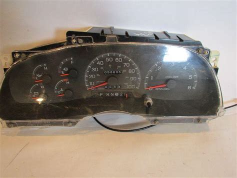 Sell 97 98 Ford F150 F250 Expedition Speedometer Cluster Mph With Tach F75f 10848 Aa In Mobile