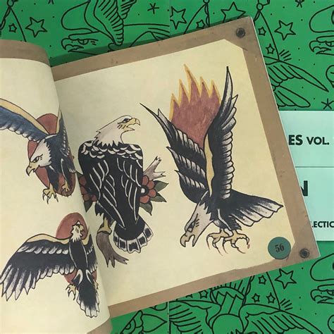 Jonathan Shaws Vintage Tattoo Flash Eagles Vol1 Belzel Books