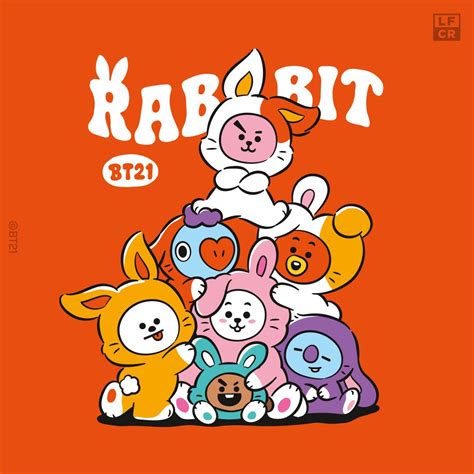 Bt21 On Twitter Bt21 Bunnies Are United With Two Pricked Up Ears🐰