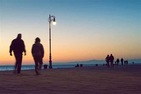 Premium Photo Walks By Evening