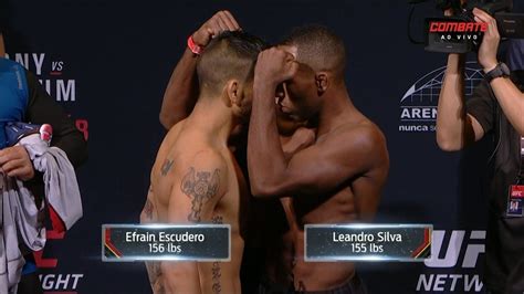 Escudero E Silva Passam Pela Pesagem Do Peso Leve Do Ufc Gastelum X